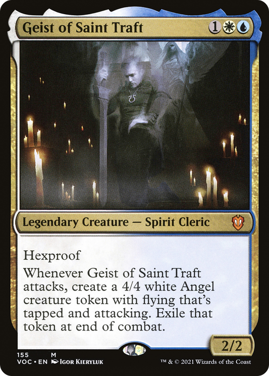Geist of Saint Traft (VOC-155) - Crimson Vow Commander - Premium MTG Single from Wizards of the Coast - Just $0.19! Shop now at Game Crave Tournament Store