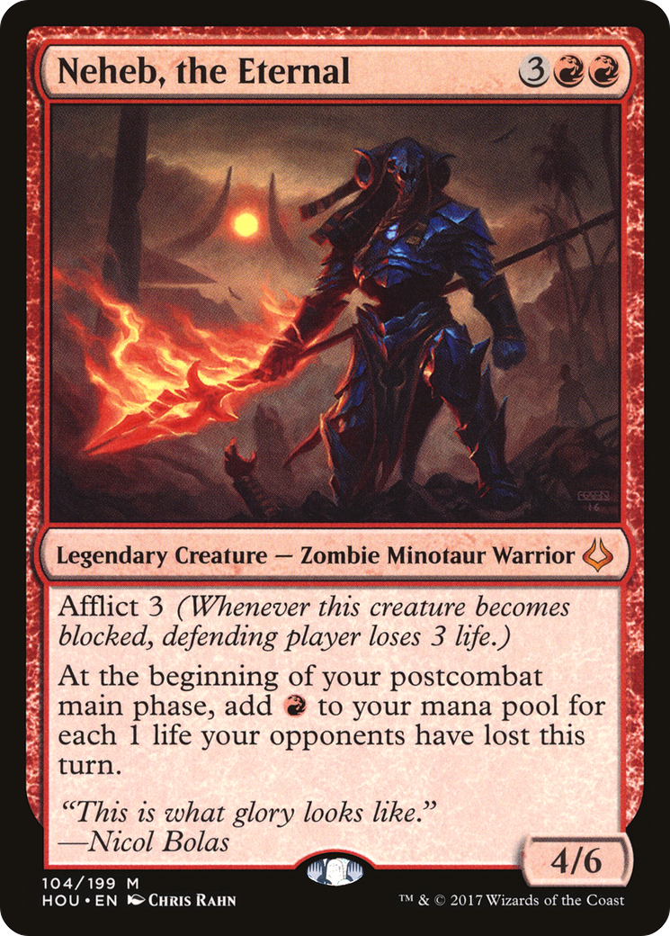 Neheb, the Eternal (HOU-104) - Hour of Devastation - Premium MTG Single from Wizards of the Coast - Just $0.38! Shop now at Game Crave Tournament Store