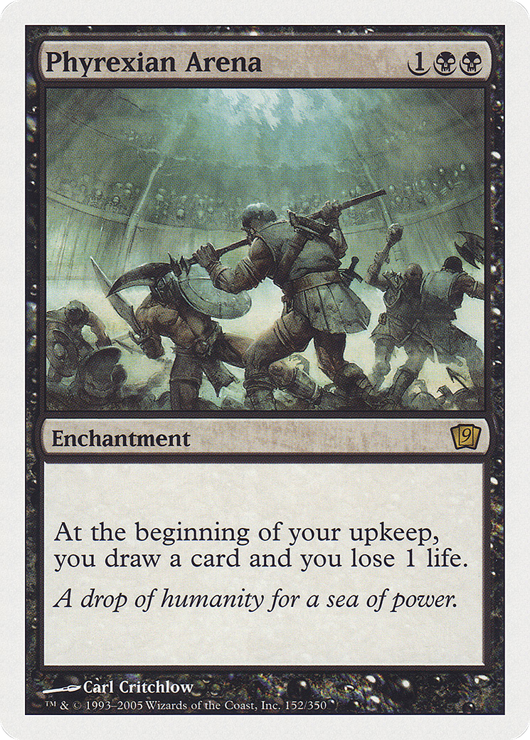 Phyrexian Arena (9ED-152) - Ninth Edition - Premium MTG Single from Wizards of the Coast - Just $0.67! Shop now at Game Crave Tournament Store
