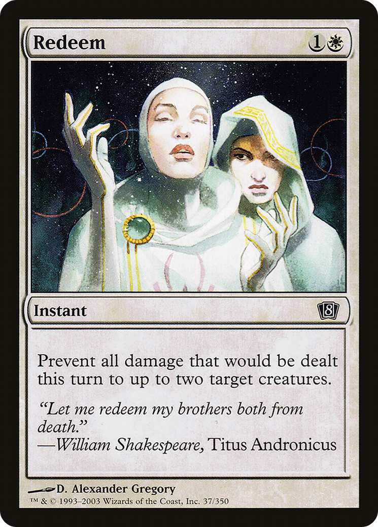 Redeem (8ED-37★) - Eighth Edition Foil - Premium MTG Single from Wizards of the Coast - Just $0.31! Shop now at Game Crave Tournament Store