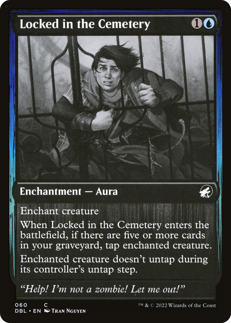 Locked in the Cemetery (DBL-060) - Innistrad: Double Feature - Premium MTG Single from Wizards of the Coast - Just $0.08! Shop now at Game Crave Tournament Store