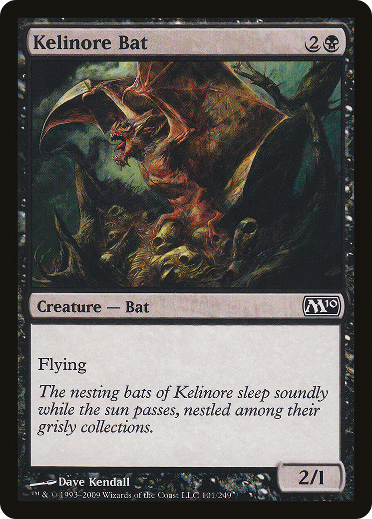 Kelinore Bat (M10-101) - Magic 2010 - Premium MTG Single from Wizards of the Coast - Just $0.25! Shop now at Game Crave Tournament Store