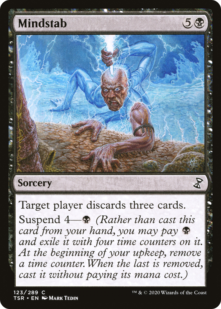Mindstab (TSR-123) - Time Spiral Remastered - Premium MTG Single from Wizards of the Coast - Just $0.08! Shop now at Game Crave Tournament Store