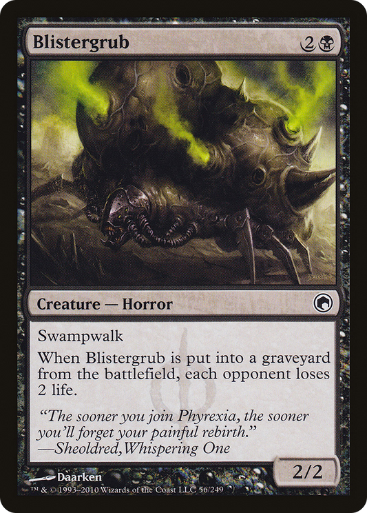 Blistergrub (SOM-056) - Scars of Mirrodin - Premium MTG Single from Wizards of the Coast - Just $0.05! Shop now at Game Crave Tournament Store
