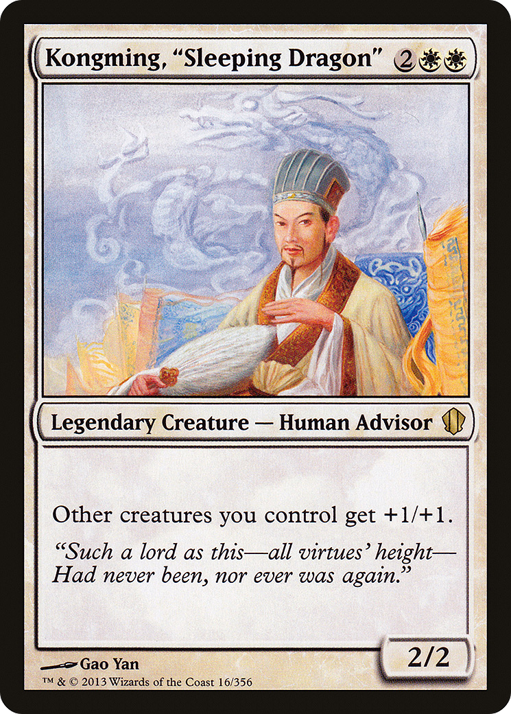 Kongming, "Sleeping Dragon" (C13-016) - Commander 2013 - Premium MTG Single from Wizards of the Coast - Just $0.08! Shop now at Game Crave Tournament Store