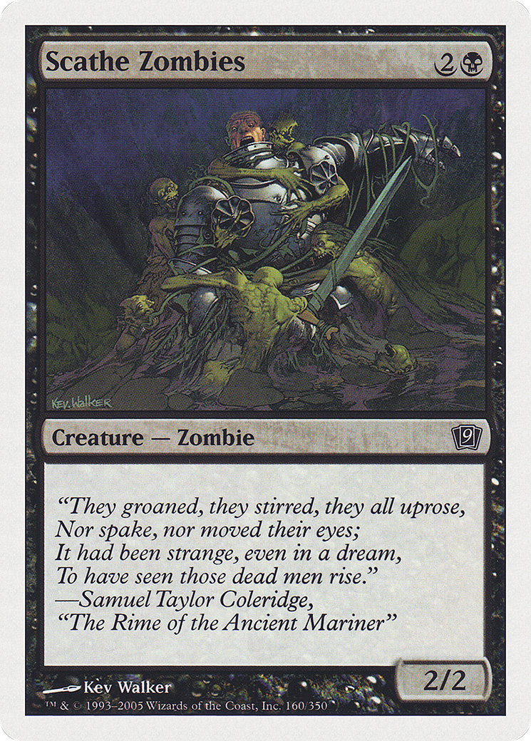 Scathe Zombies (9ED-160) - Ninth Edition - Premium MTG Single from Wizards of the Coast - Just $0.08! Shop now at Game Crave Tournament Store