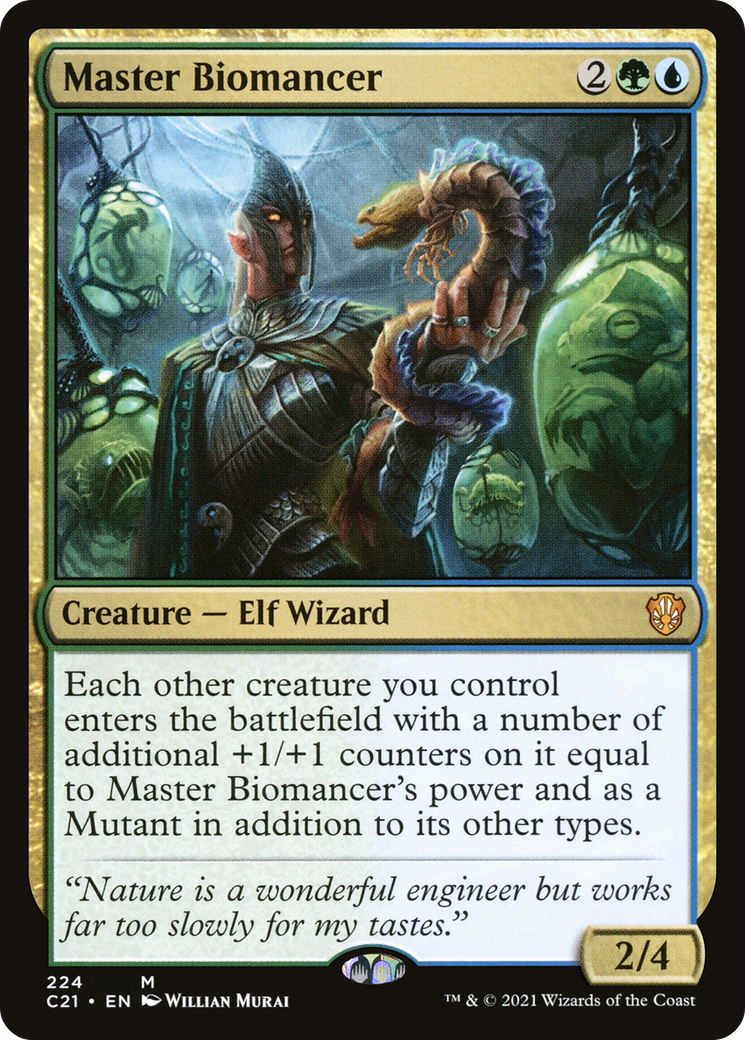 Master Biomancer (C21-224) - Commander 2021 - Premium MTG Single from Wizards of the Coast - Just $0.44! Shop now at Game Crave Tournament Store