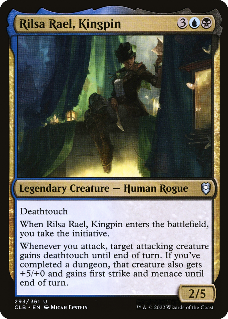 Rilsa Rael, Kingpin (CLB-293) - Commander Legends: Battle for Baldur's Gate Foil - Premium MTG Single from Wizards of the Coast - Just $0.26! Shop now at Game Crave Tournament Store
