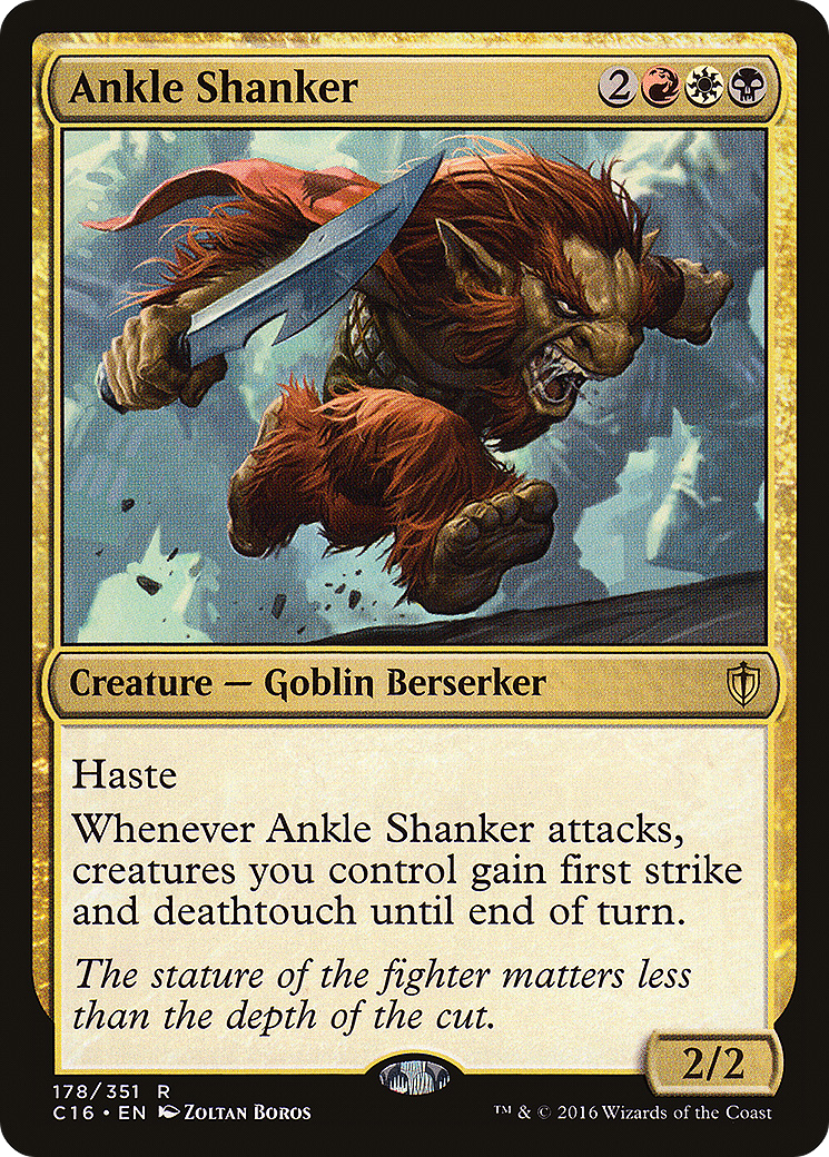Ankle Shanker (C16-178) - Commander 2016 - Premium MTG Single from Wizards of the Coast - Just $0.08! Shop now at Game Crave Tournament Store