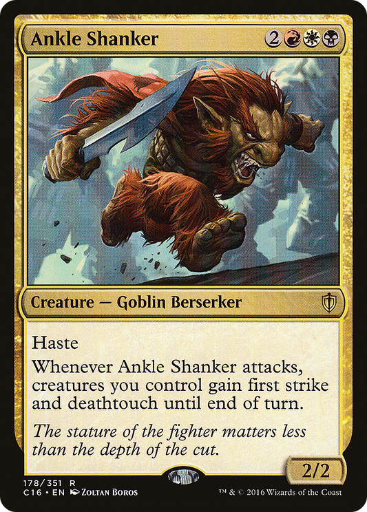 Ankle Shanker (C16-178) - Commander 2016 - Premium MTG Single from Wizards of the Coast - Just $0.08! Shop now at Game Crave Tournament Store