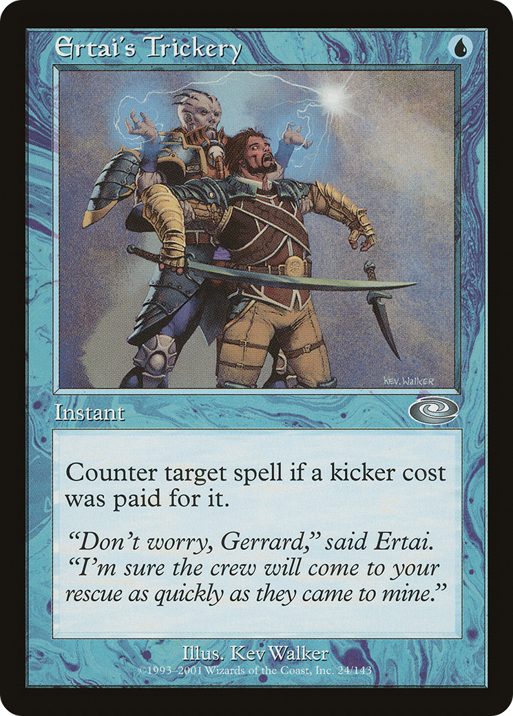 Ertai's Trickery (PLS-024) - Planeshift Foil - Premium MTG Single from Wizards of the Coast - Just $0.68! Shop now at Game Crave Tournament Store