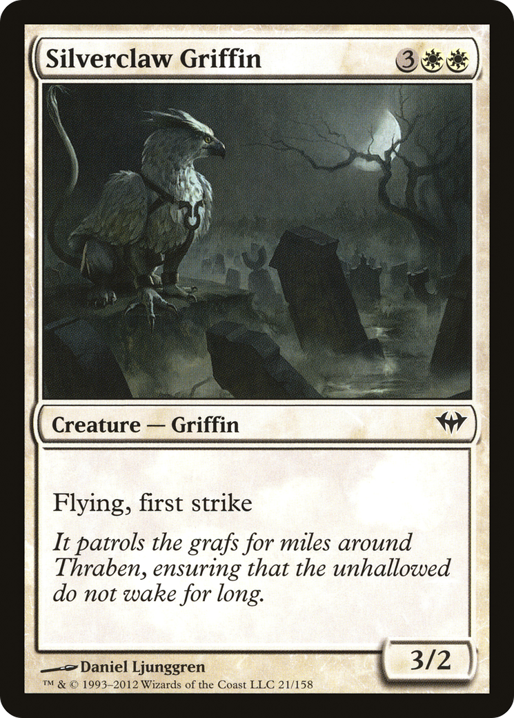 Silverclaw Griffin (DKA-021) - Dark Ascension Foil - Premium MTG Single from Wizards of the Coast - Just $0.08! Shop now at Game Crave Tournament Store