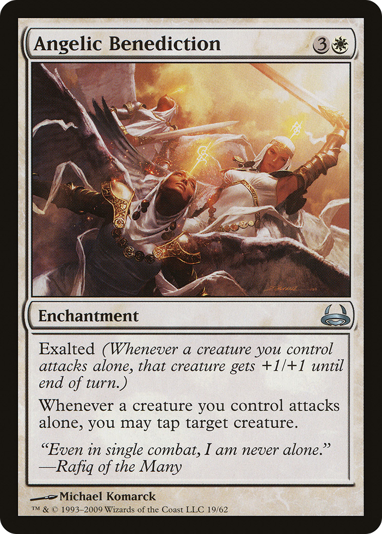 Angelic Benediction (DDC-019) - Duel Decks: Divine vs. Demonic - Premium MTG Single from Wizards of the Coast - Just $0.08! Shop now at Game Crave Tournament Store