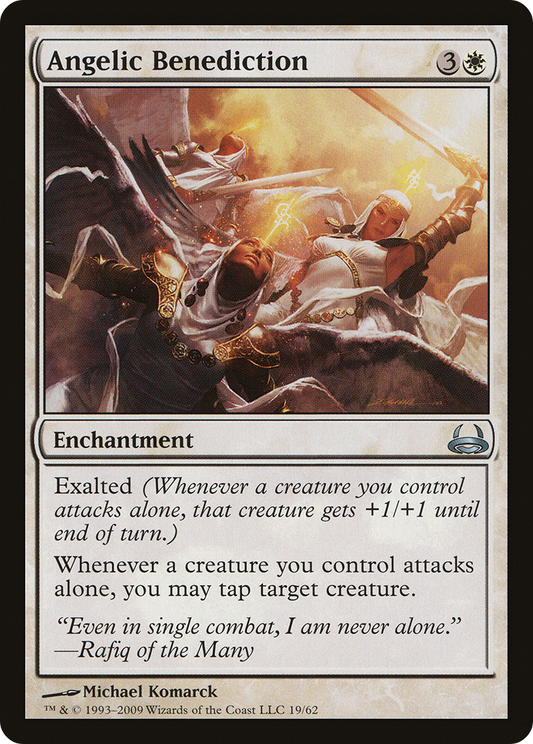 Angelic Benediction (DDC-019) - Duel Decks: Divine vs. Demonic - Premium MTG Single from Wizards of the Coast - Just $0.08! Shop now at Game Crave Tournament Store