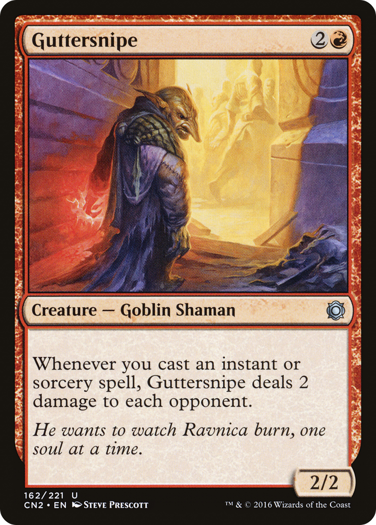 Guttersnipe (CN2-162) - Conspiracy: Take the Crown - Premium MTG Single from Wizards of the Coast - Just $0.08! Shop now at Game Crave Tournament Store