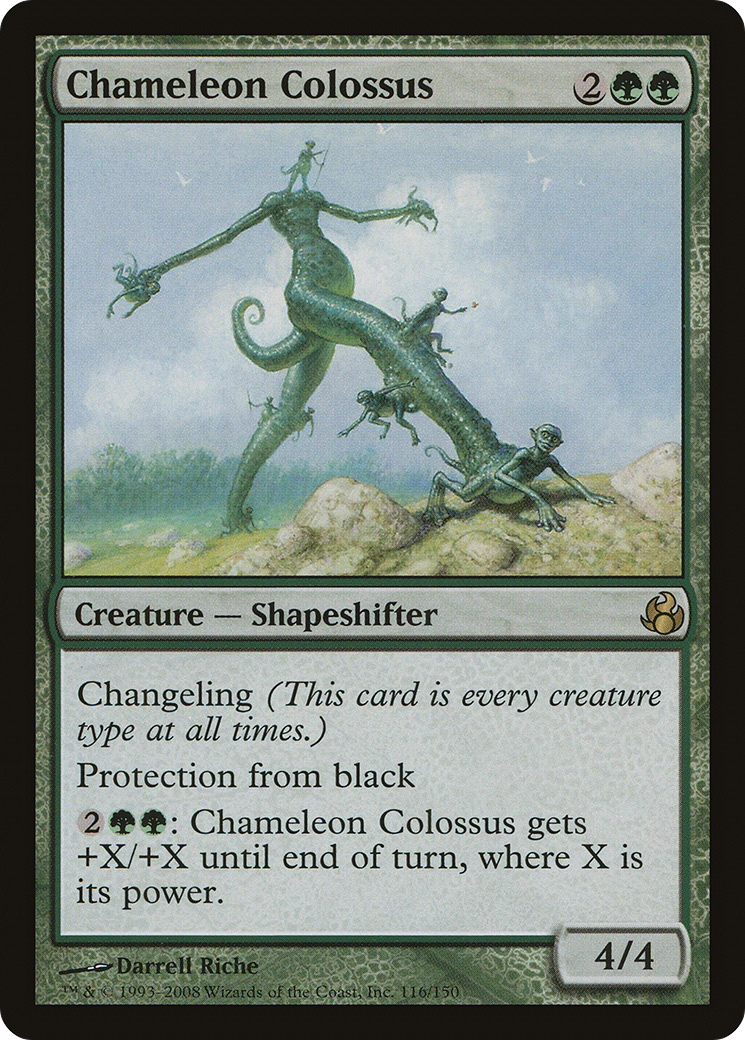 Chameleon Colossus (MOR-116) - Morningtide Foil - Premium MTG Single from Wizards of the Coast - Just $12! Shop now at Game Crave Tournament Store