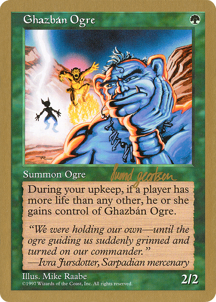 Ghazbán Ogre (WC97-SG298) - World Championship Decks 1997 - Premium MTG Single from Wizards of the Coast - Just $0.08! Shop now at Game Crave Tournament Store