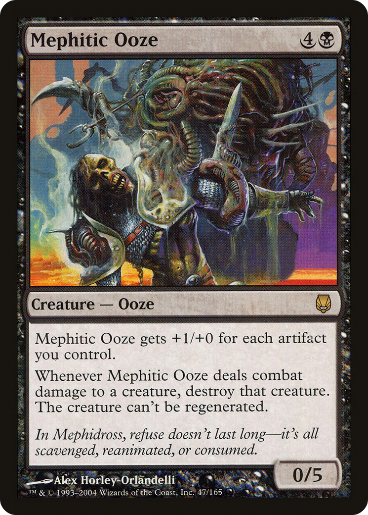 Mephitic Ooze (DST-047) - Darksteel - Premium MTG Single from Wizards of the Coast - Just $0.08! Shop now at Game Crave Tournament Store