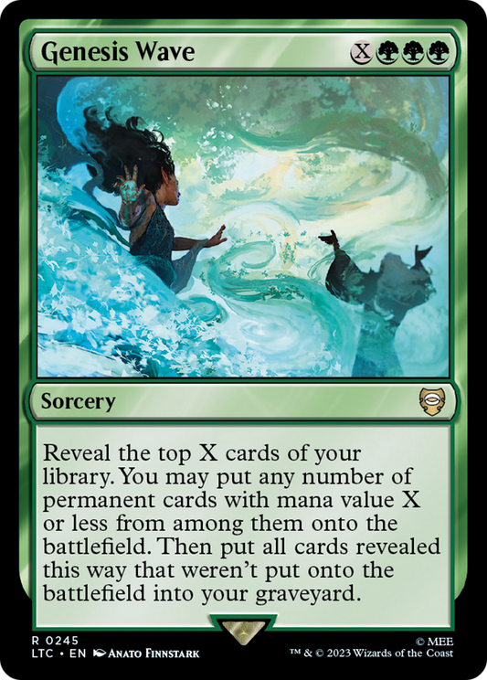 Genesis Wave (LTC-245) - Tales of Middle-earth Commander - Premium MTG Single from Wizards of the Coast - Just $0.08! Shop now at Game Crave Tournament Store