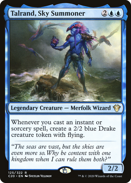 Talrand, Sky Summoner (C20-125) - Commander 2020 - Premium MTG Single from Wizards of the Coast - Just $0.10! Shop now at Game Crave Tournament Store