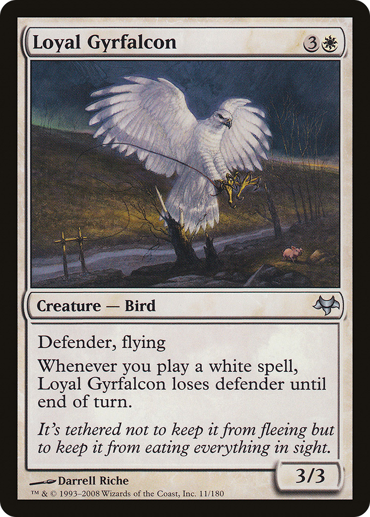Loyal Gyrfalcon (EVE-011) - Eventide - Premium MTG Single from Wizards of the Coast - Just $0.08! Shop now at Game Crave Tournament Store