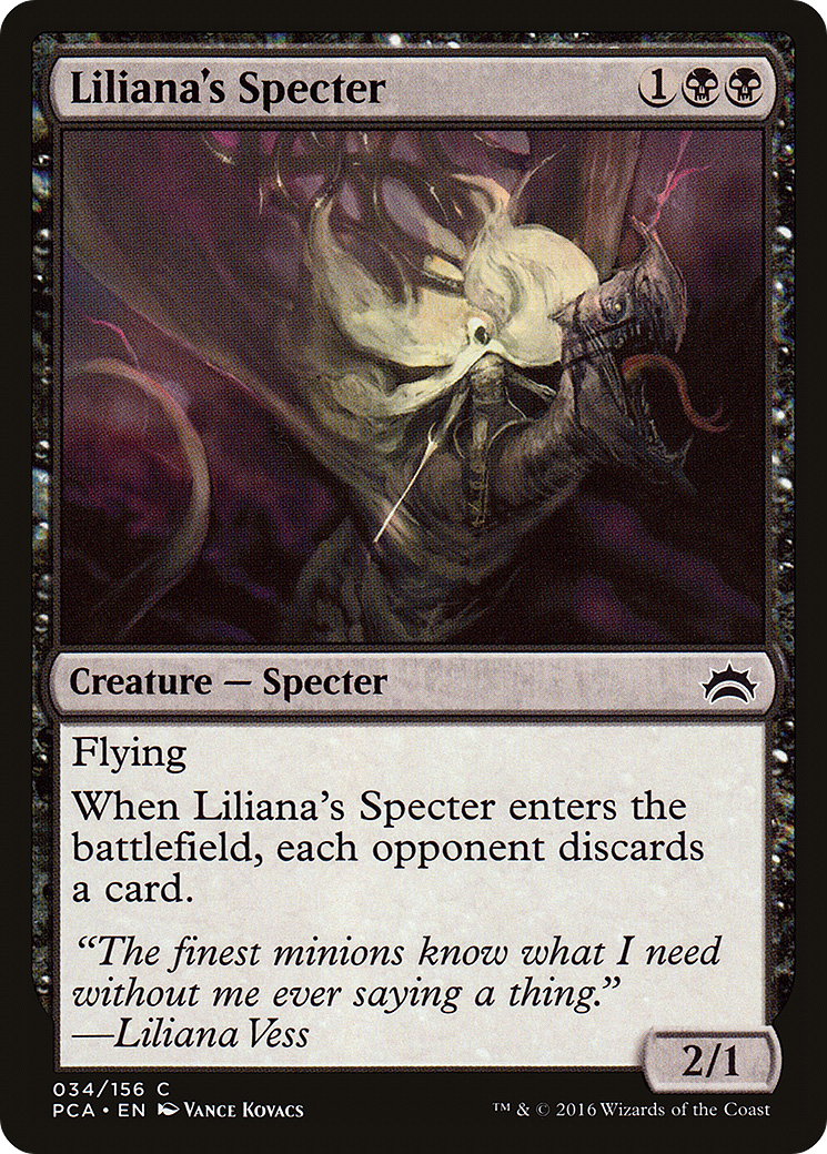 Liliana's Specter (PCA-034) - Planechase Anthology - Premium MTG Single from Wizards of the Coast - Just $0.10! Shop now at Game Crave Tournament Store