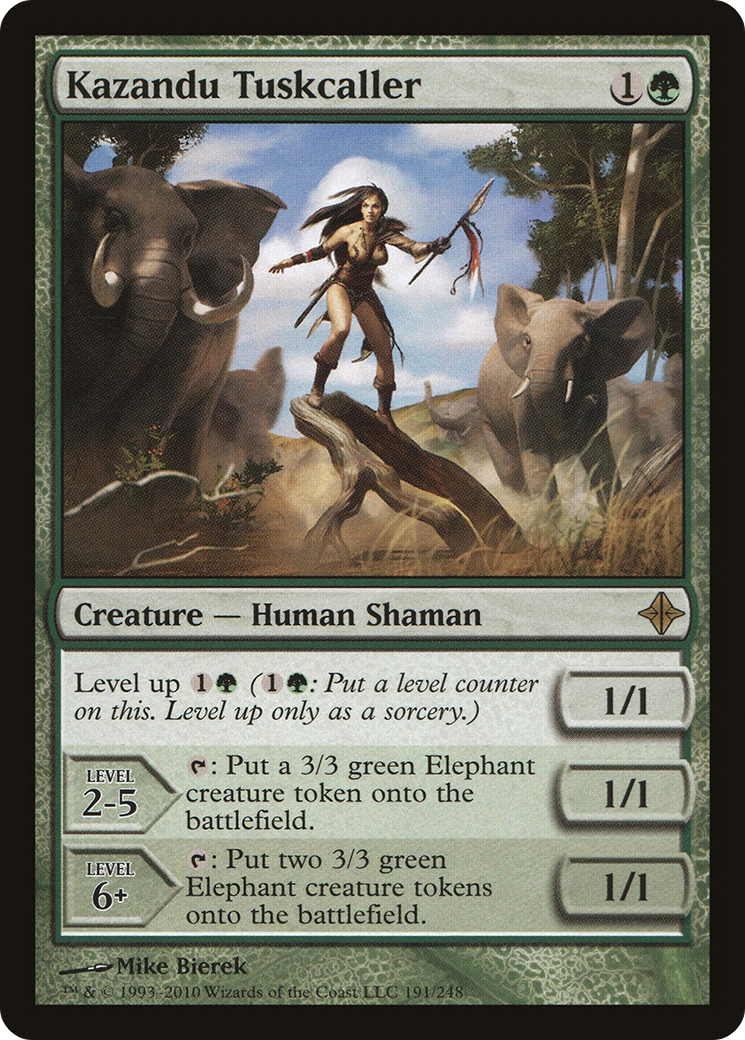 Kazandu Tuskcaller (ROE-191) - Rise of the Eldrazi Foil - Premium MTG Single from Wizards of the Coast - Just $0.53! Shop now at Game Crave Tournament Store