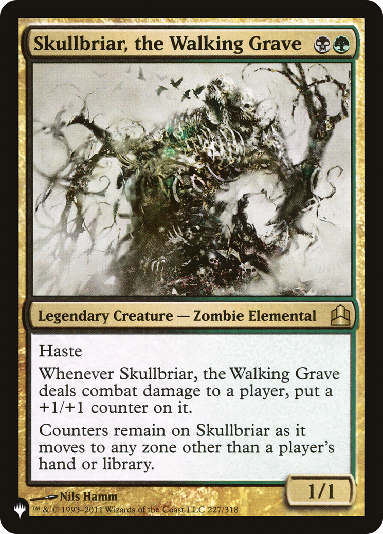 Skullbriar, the Walking Grave (PLIST-385) - The List - Premium MTG Single from Wizards of the Coast - Just $0.60! Shop now at Game Crave Tournament Store