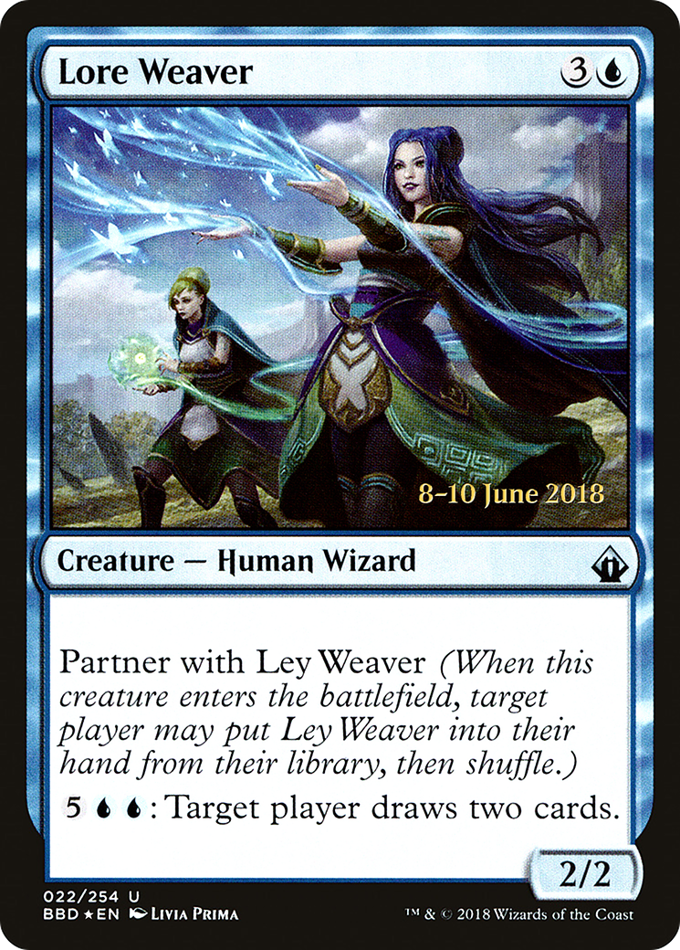 Lore Weaver (PBBD-22S) - Battlebond Promos Foil - Premium MTG Single from Wizards of the Coast - Just $0.19! Shop now at Game Crave Tournament Store