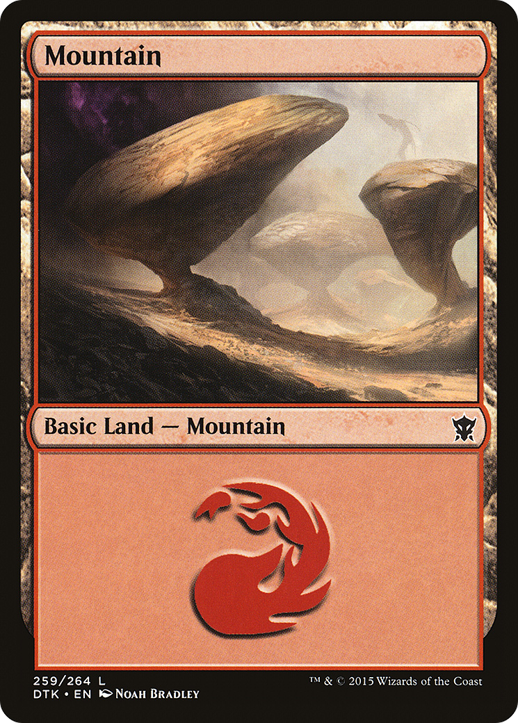 Mountain (DTK-259) - Dragons of Tarkir Foil - Premium MTG Single from Wizards of the Coast - Just $0.12! Shop now at Game Crave Tournament Store