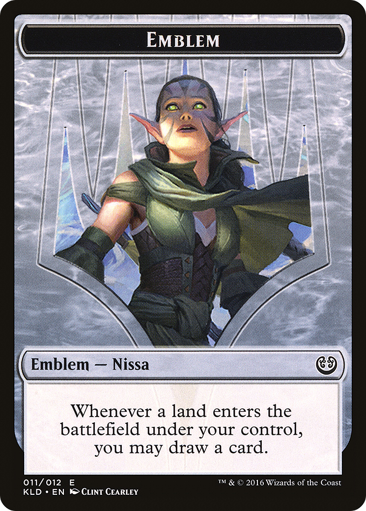 Nissa, Vital Force Emblem (TKLD-011) - Kaladesh Tokens - Premium MTG Single from Wizards of the Coast - Just $0.08! Shop now at Game Crave Tournament Store