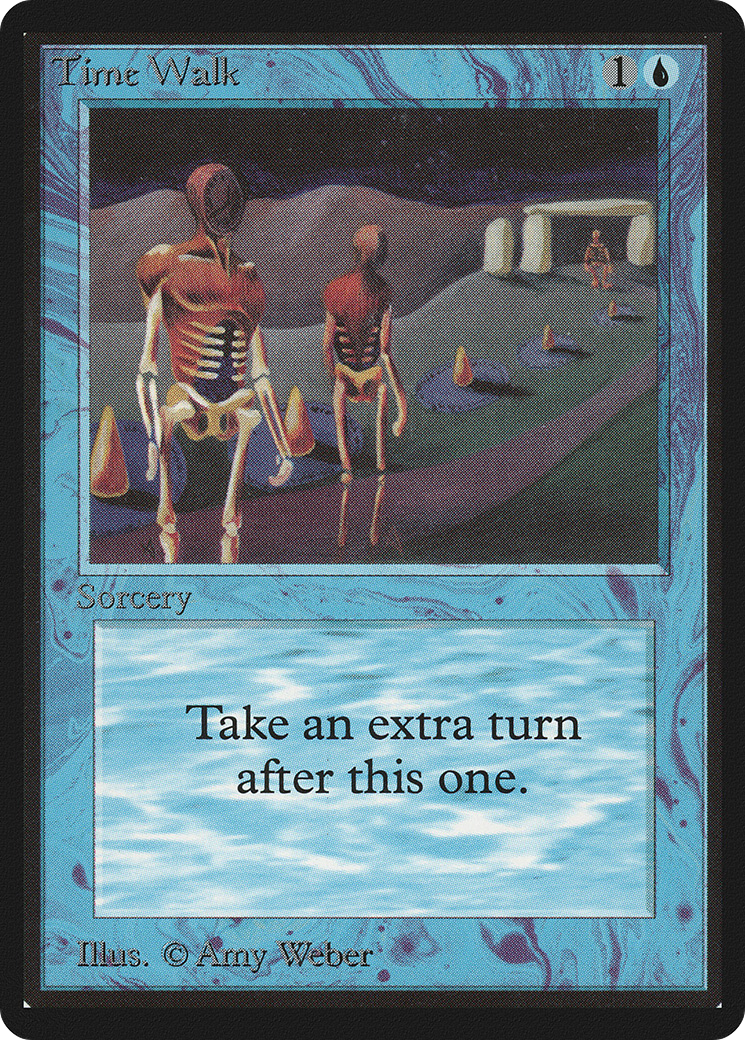 Time Walk (LEB-084) - Limited Edition Beta - Premium MTG Single from Wizards of the Coast - Just $0! Shop now at Game Crave Tournament Store
