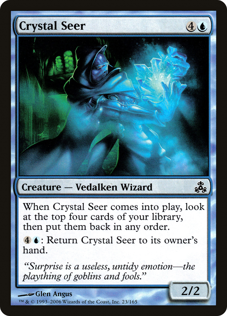 Crystal Seer (GPT-023) - Guildpact Foil - Premium MTG Single from Wizards of the Coast - Just $0.09! Shop now at Game Crave Tournament Store
