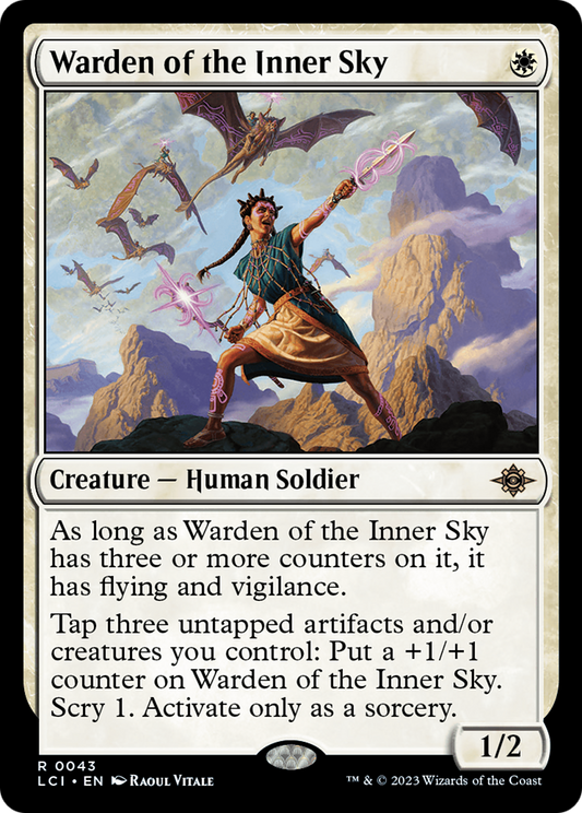 Warden of the Inner Sky (LCI-043) - The Lost Caverns of Ixalan - Premium MTG Single from Wizards of the Coast - Just $0.08! Shop now at Game Crave Tournament Store