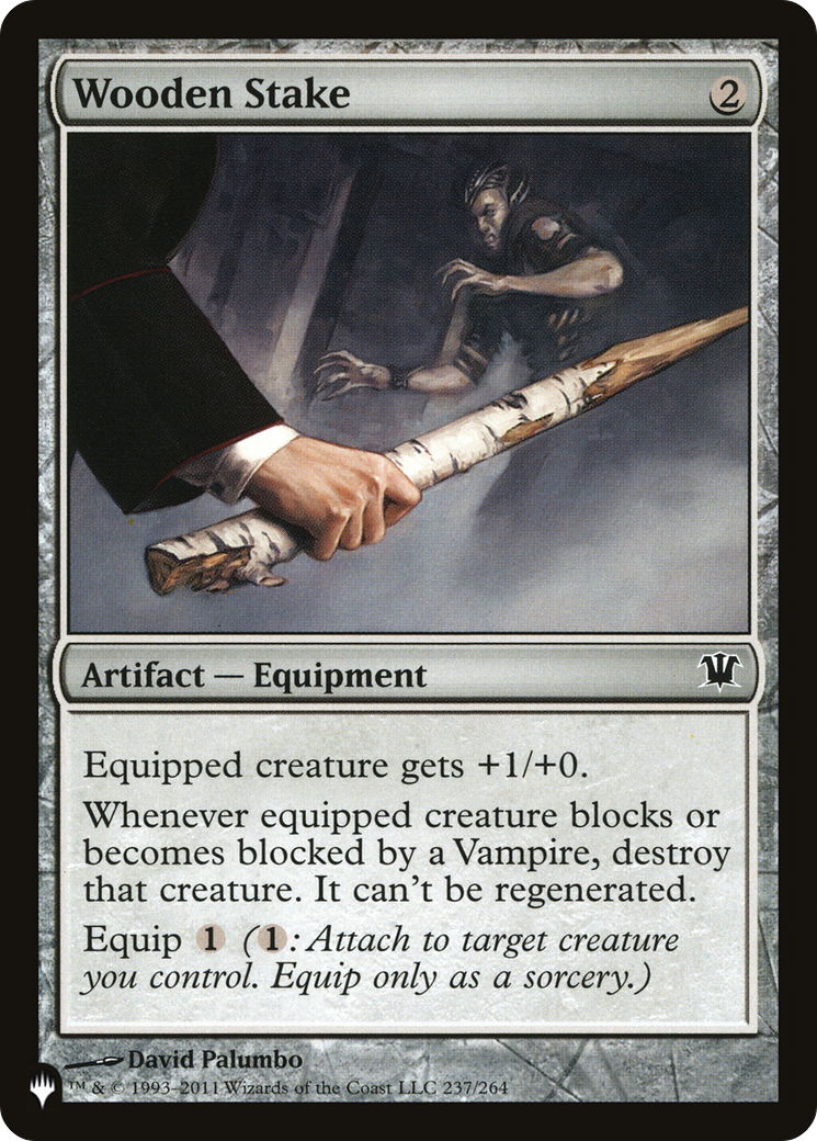 Wooden Stake (PLIST-649) - The List - Premium MTG Single from Wizards of the Coast - Just $0.08! Shop now at Game Crave Tournament Store