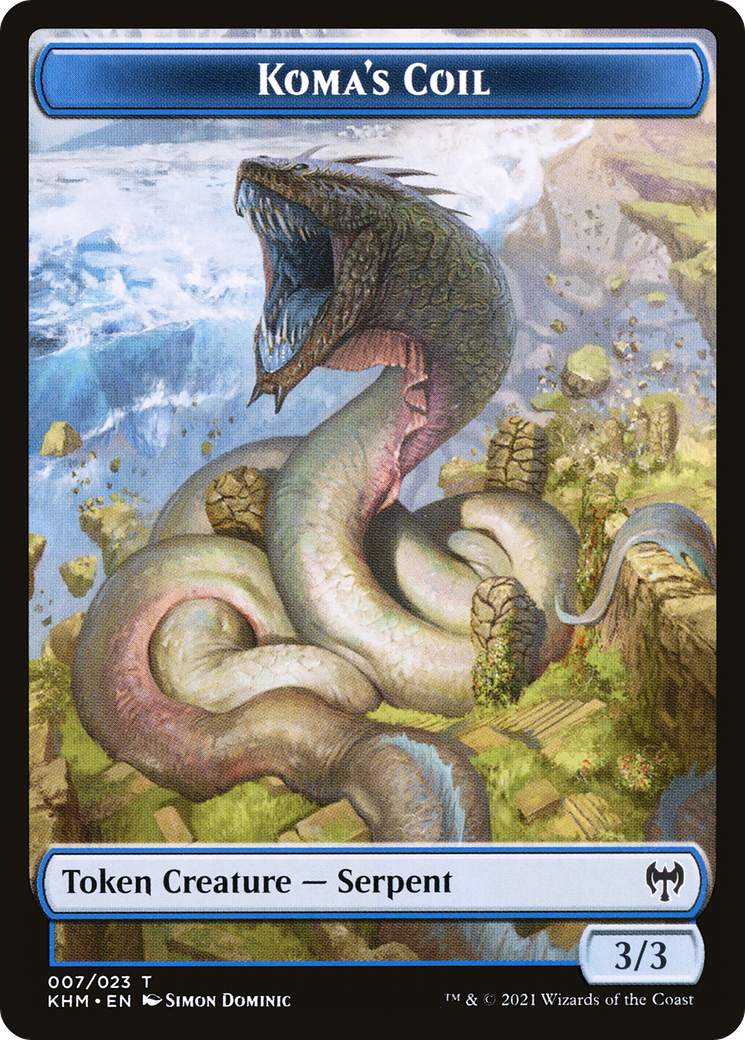 Koma's Coil (TKHM-007) - Kaldheim Tokens - Premium MTG Single from Wizards of the Coast - Just $0! Shop now at Game Crave Tournament Store