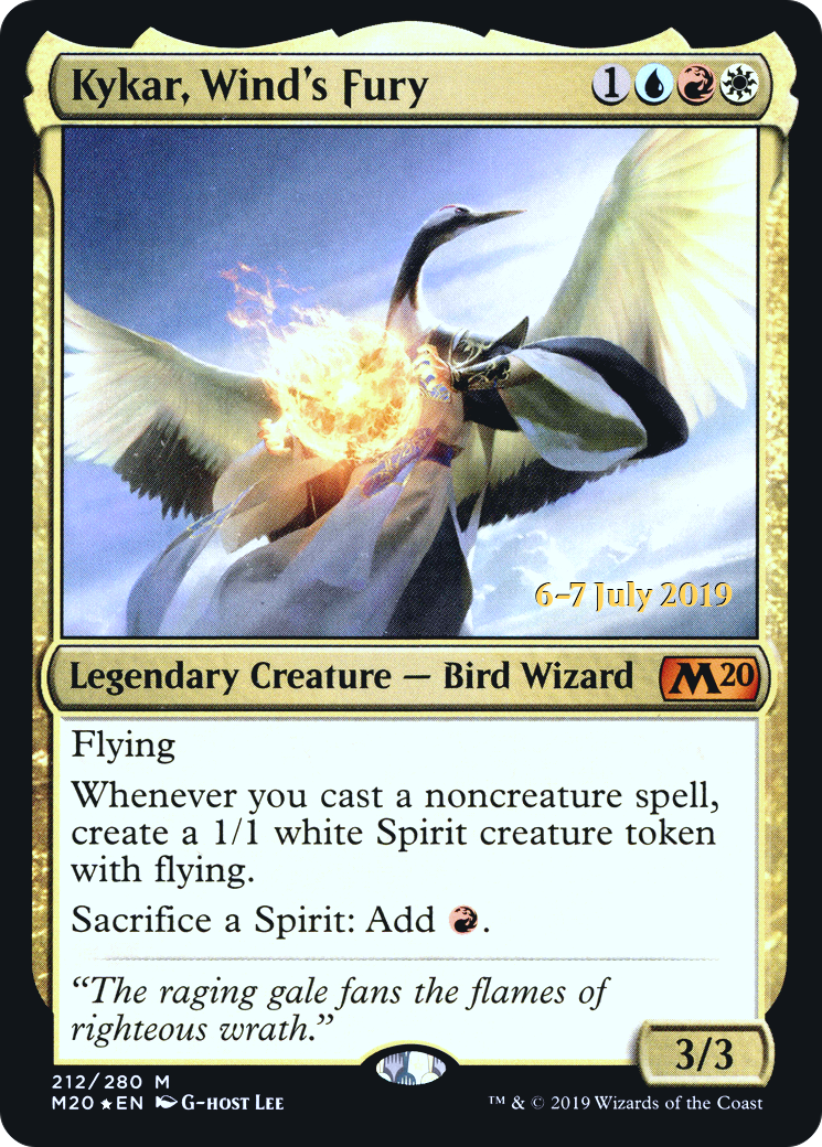Kykar, Wind's Fury (PM20-212S) - Core Set 2020 Promos Foil - Premium MTG Single from Wizards of the Coast - Just $2.62! Shop now at Game Crave Tournament Store