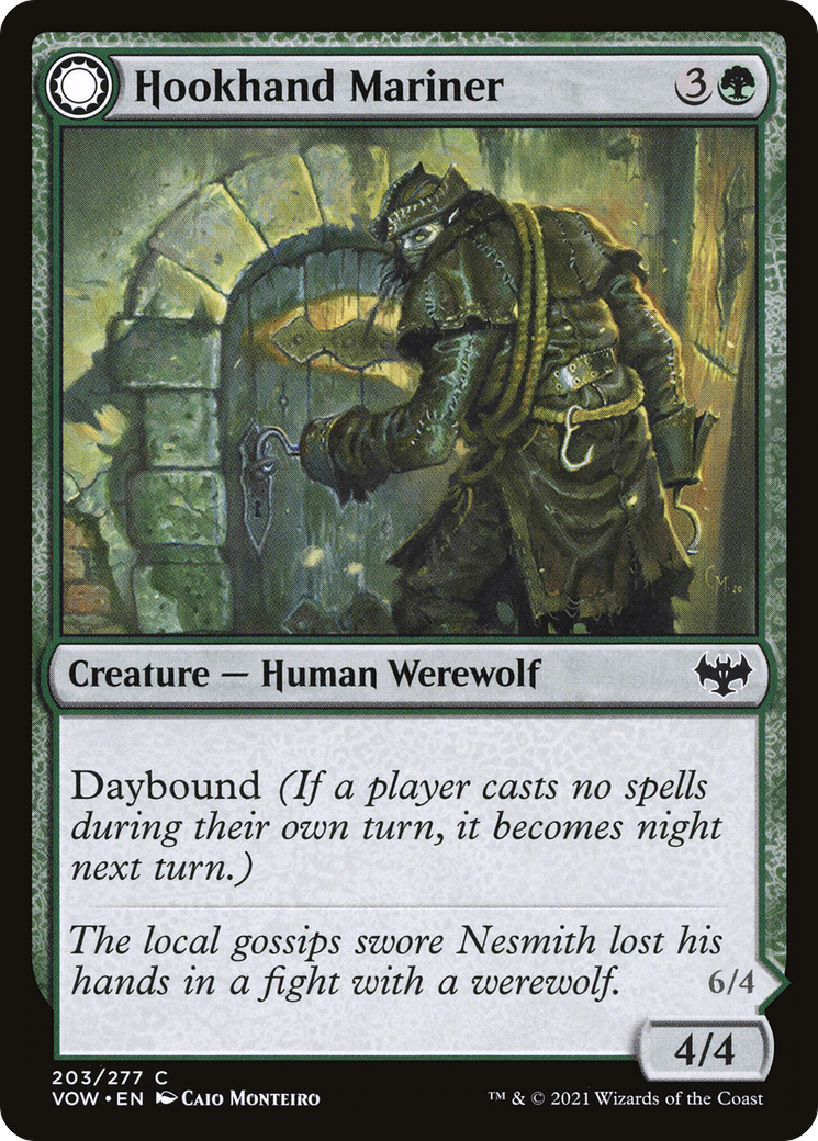 Hookhand Mariner // Riphook Raider (VOW-203) - Innistrad: Crimson Vow: (Double Faced Transform) - Premium MTG Single from Wizards of the Coast - Just $0.25! Shop now at Game Crave Tournament Store