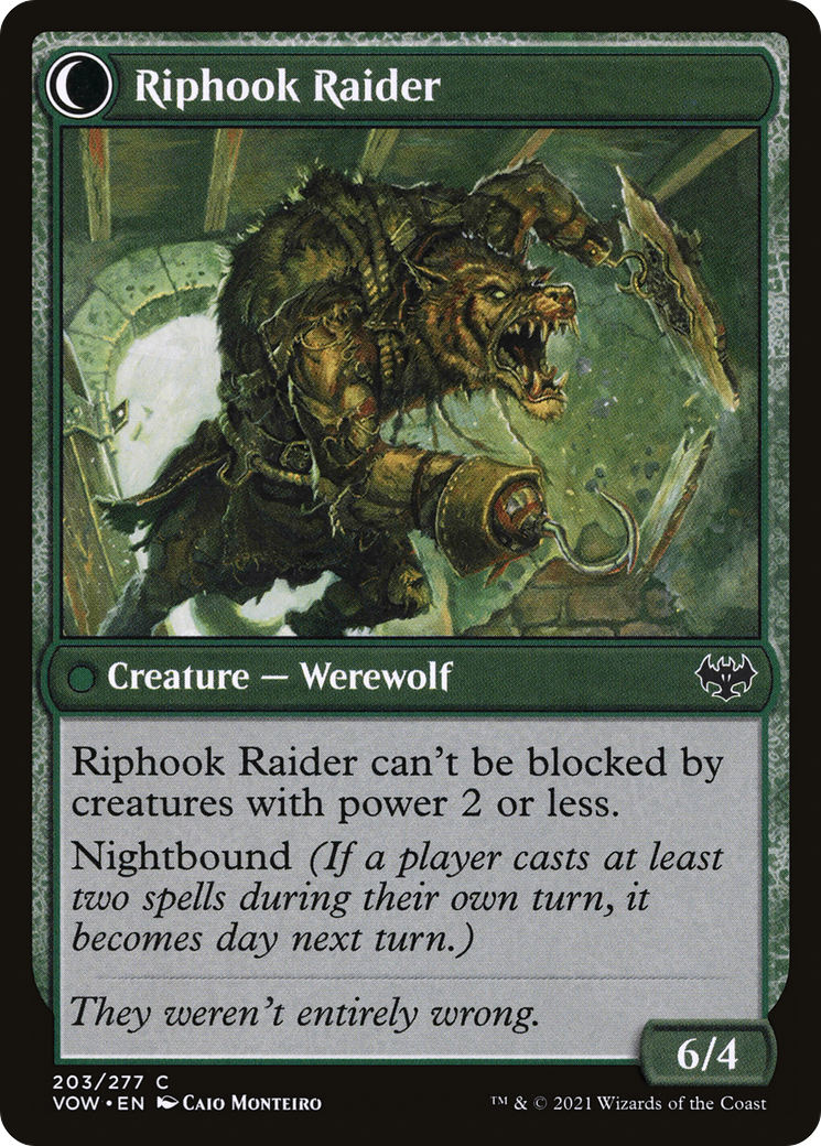 Hookhand Mariner // Riphook Raider (VOW-203) - Innistrad: Crimson Vow: (Double Faced Transform) - Premium MTG Single from Wizards of the Coast - Just $0.25! Shop now at Game Crave Tournament Store