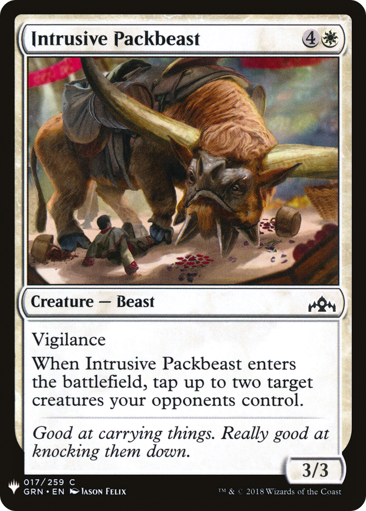 Intrusive Packbeast (MB1-141) - Mystery Booster - Premium MTG Single from Wizards of the Coast - Just $0.25! Shop now at Game Crave Tournament Store