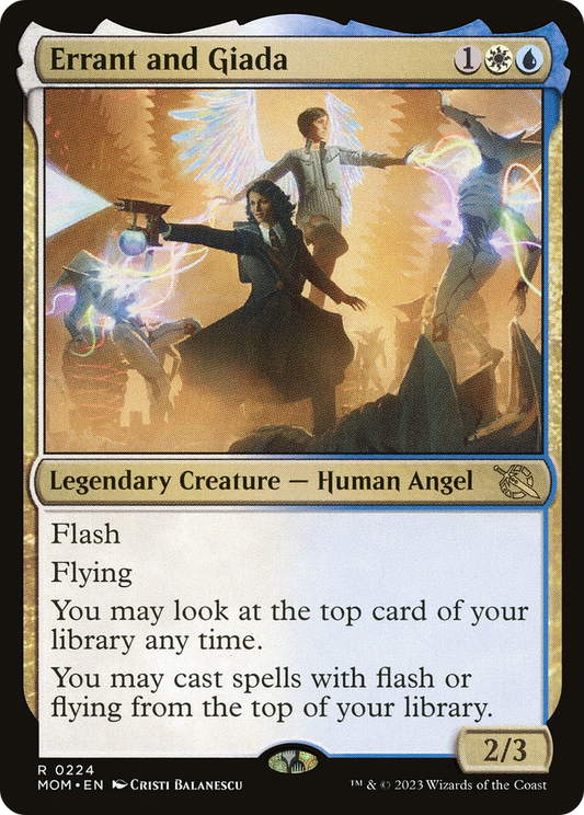 Errant and Giada (MOM-224) - March of the Machine Foil - Premium MTG Single from Wizards of the Coast - Just $0.09! Shop now at Game Crave Tournament Store