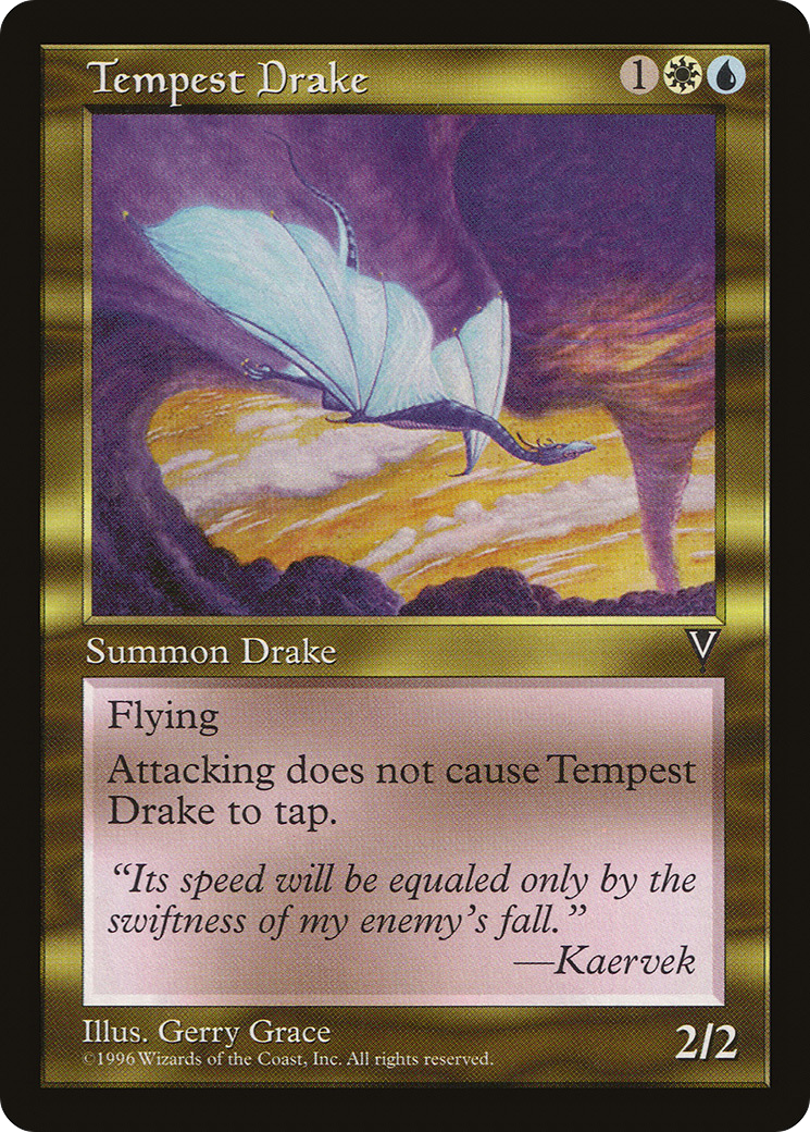 Tempest Drake (VIS-139) - Visions - Premium MTG Single from Wizards of the Coast - Just $0.08! Shop now at Game Crave Tournament Store