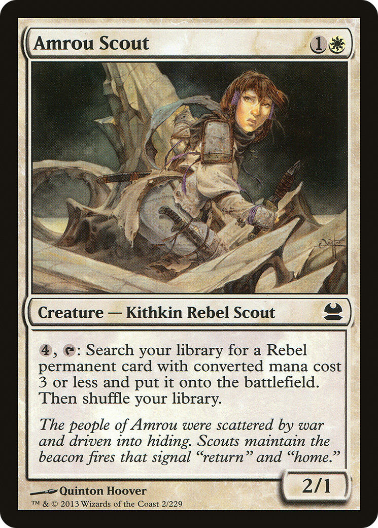 Amrou Scout (MMA-002) - Modern Masters - Premium MTG Single from Wizards of the Coast - Just $0.25! Shop now at Game Crave Tournament Store