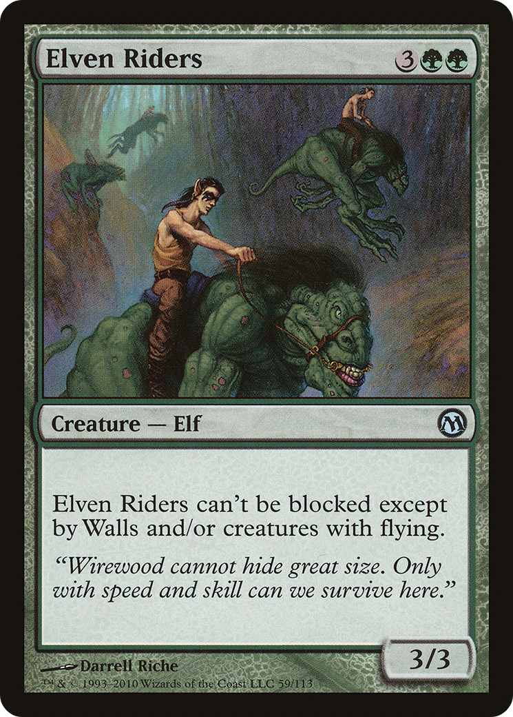 Elven Riders (DPA-059) - Duels of the Planeswalkers - Premium MTG Single from Wizards of the Coast - Just $0.13! Shop now at Game Crave Tournament Store