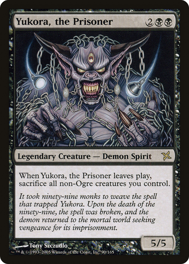 Yukora, the Prisoner (BOK-090) - Betrayers of Kamigawa Foil - Premium MTG Single from Wizards of the Coast - Just $10.38! Shop now at Game Crave Tournament Store