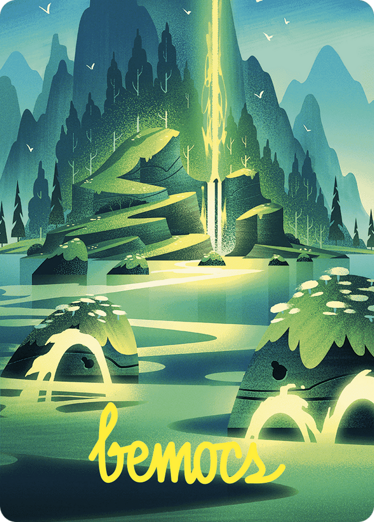 Leyline of Abundance // Leyline of Abundance (AWOE-073) - Wilds of Eldraine Art Series (Borderless) - Premium MTG Single from Wizards of the Coast - Just $0! Shop now at Game Crave Tournament Store