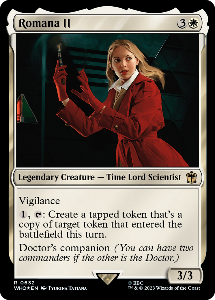 Romana II (WHO-632) - Doctor Who Foil - Premium MTG Single from Wizards of the Coast - Just $0.19! Shop now at Game Crave Tournament Store