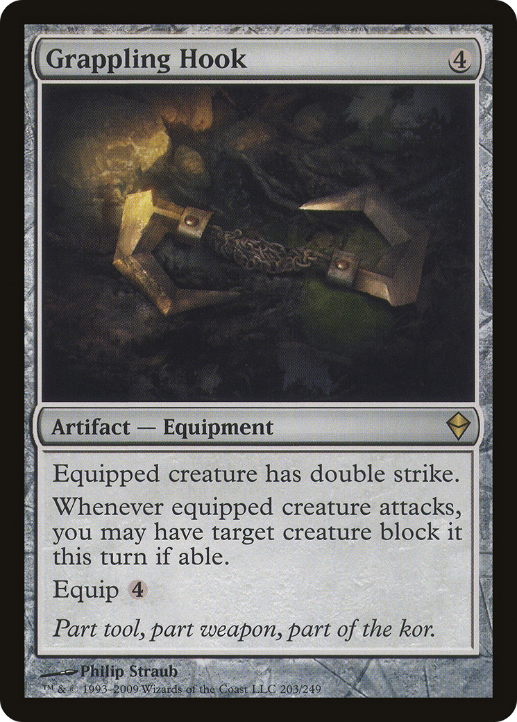 Grappling Hook (ZEN-203) - Zendikar Foil - Premium MTG Single from Wizards of the Coast - Just $2.19! Shop now at Game Crave Tournament Store