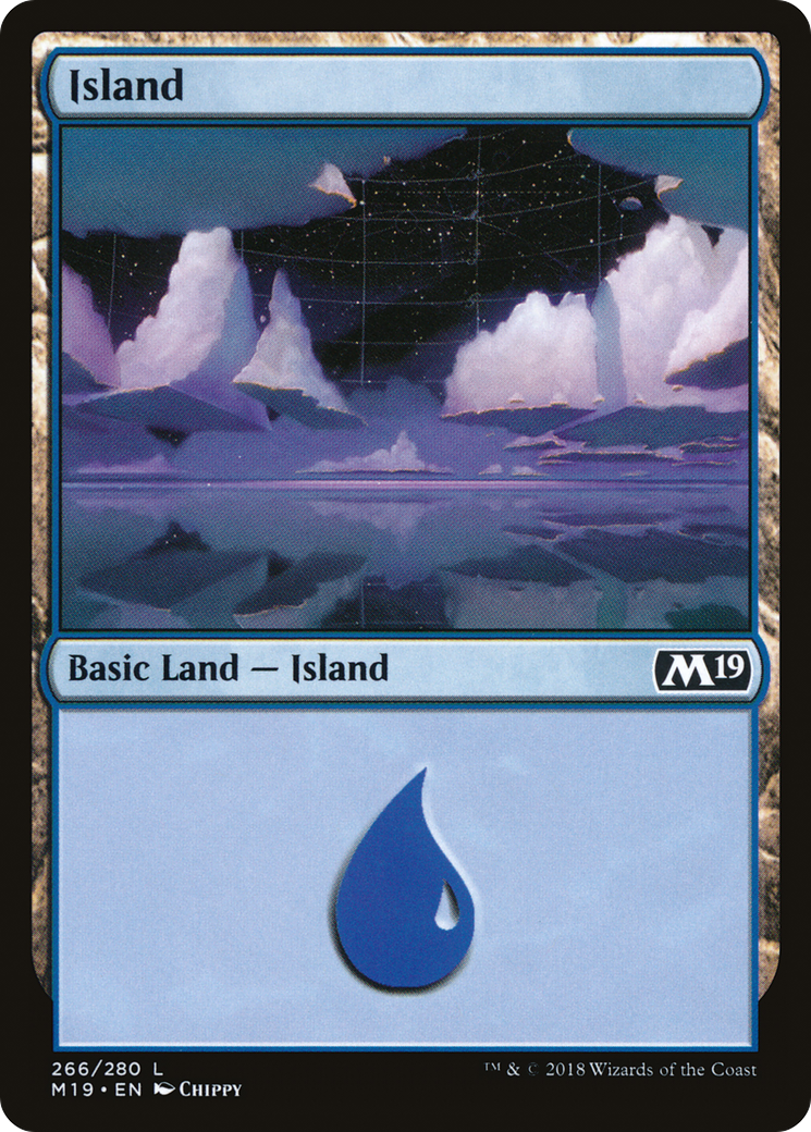 Island (M19-266) - Core Set 2019 Foil - Premium MTG Single from Wizards of the Coast - Just $0.83! Shop now at Game Crave Tournament Store