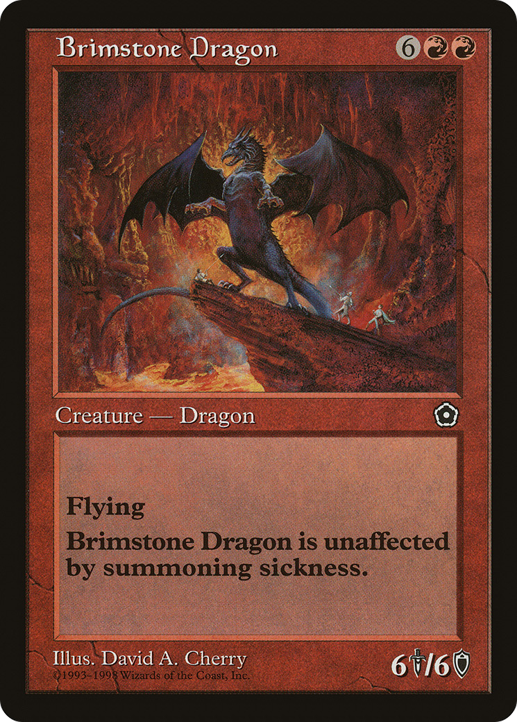 Brimstone Dragon (P02-092) - Portal Second Age - Premium MTG Single from Wizards of the Coast - Just $0.95! Shop now at Game Crave Tournament Store